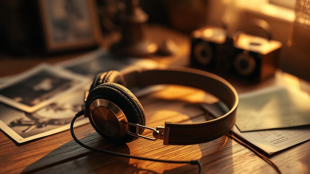 person feeling nostalgic as music brings back vivid memories