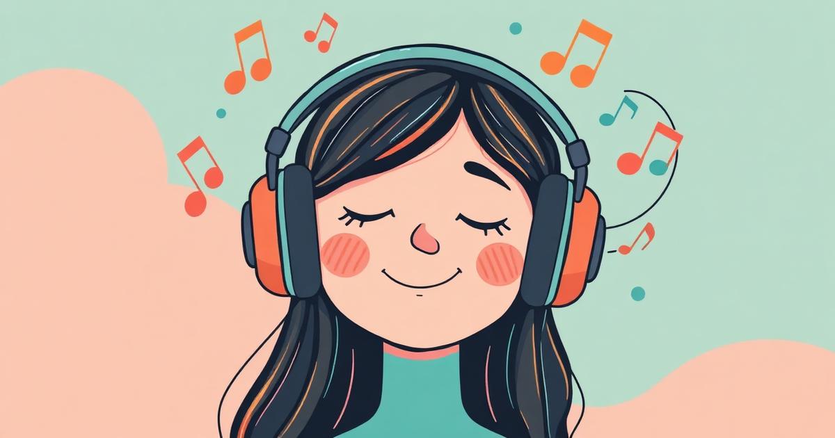 person with a song stuck in their head, illustrating the science of earworms
