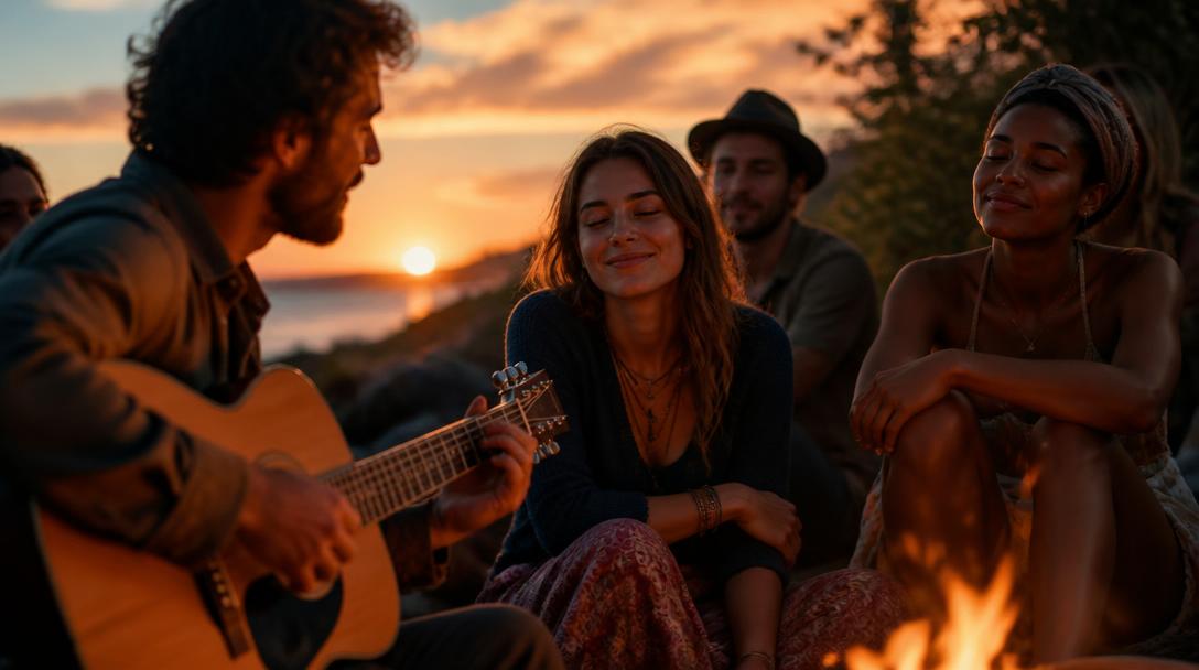 people bonding through music, exploring why humans love music